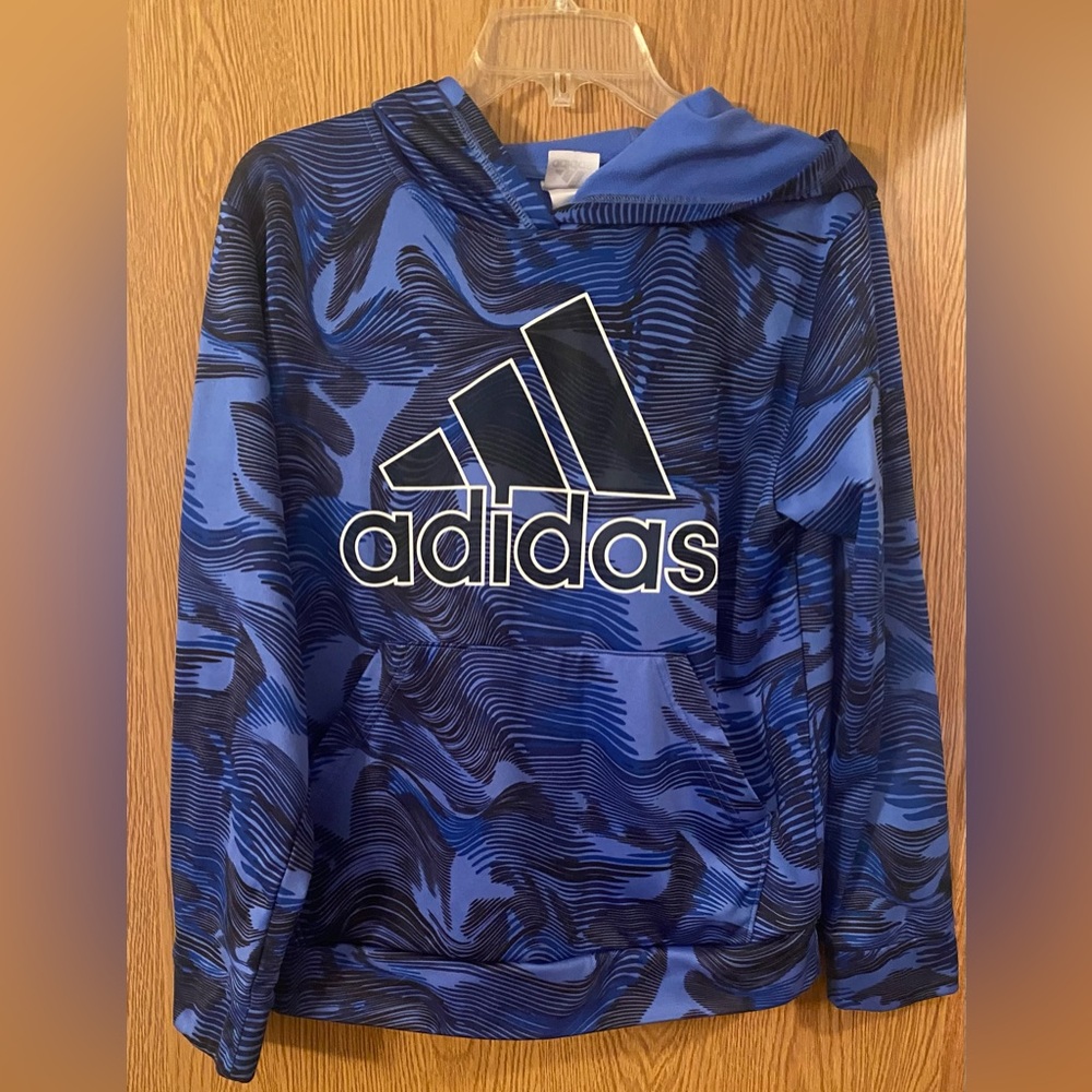 Boys Adidas Pullover Hoodie. Size L/G (14-16)